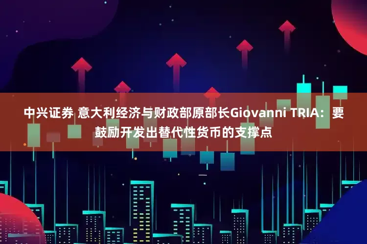中兴证券 意大利经济与财政部原部长Giovanni TRIA：要鼓励开发出替代性货币的支撑点